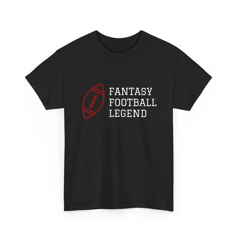 Fantasy Football Legend Unisex Heavy Cotton Tee, Gift for Football Fans, Sportswear, Casual Tee, Football Season Apparel