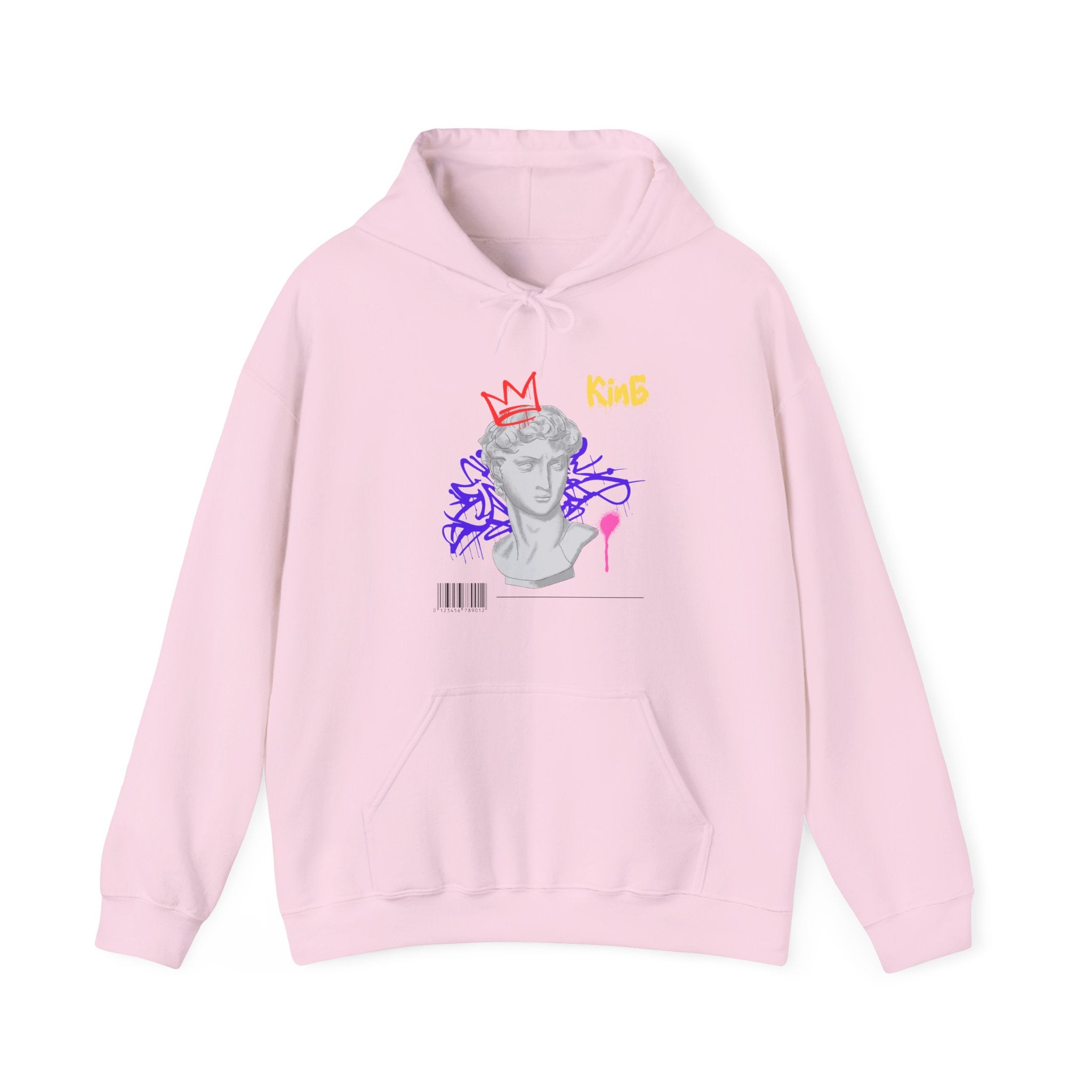 Artistic Hooded Sweatshirt, Unisex Hoodie, Graphic Sweatshirt, Trendy Streetwear