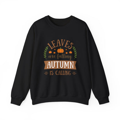 Autumn Leaves Sweatshirt | Cozy Fall Crewneck | Unisex Pullover | Perfect for Thanksgiving, Gift for Nature Lovers, Casual Fall Apparel