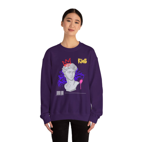 Modern Artistic Sweatshirt, Unisex Pullover, Trendy Graphic Sweater, Streetwear Fashion