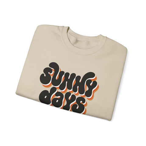 Sunny Days Ahead Sweatshirt, Cozy Pullover, Positive Vibes Jumper, Gift for Her, Relaxed Fit Top, Everyday Wear Shirt, Casual Sweater,