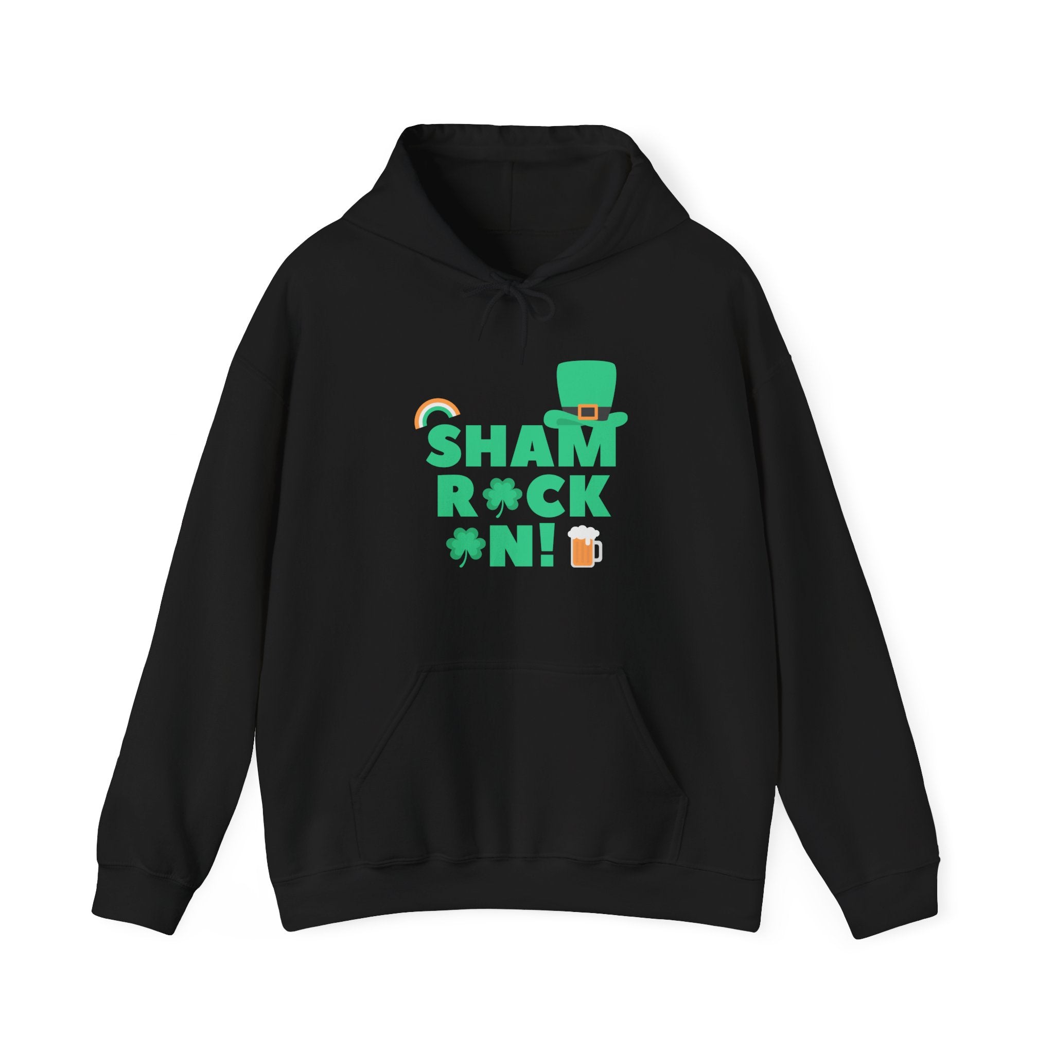 Shamrock Celebrations Hoodie, Unisex St. Patrick's Day Sweatshirt, Cozy Green Clover Apparel, Perfect Gift for Leprechaun Lovers, Spring