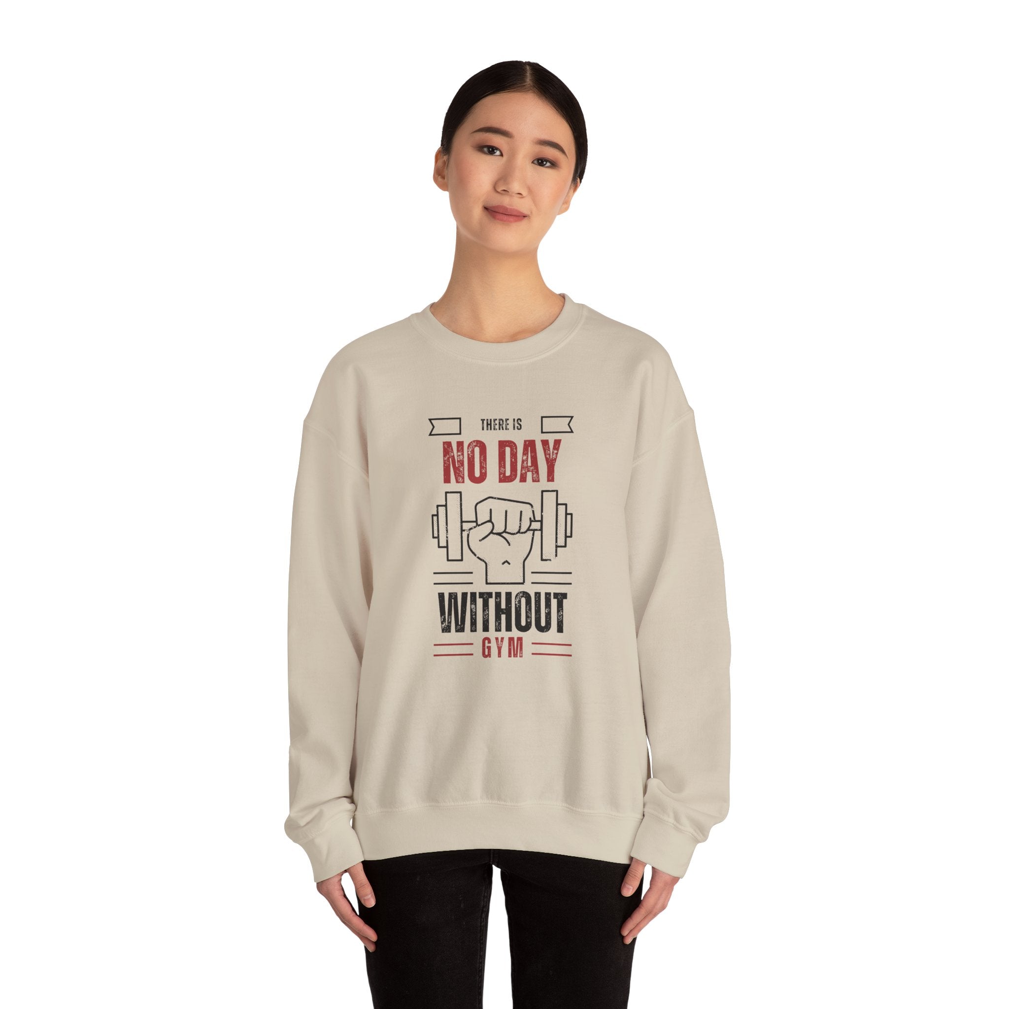 Gym Enthusiast Sweatshirt, Workout Jumper, Fitness Apparel, Exercise Pullover, Athletic Clothing