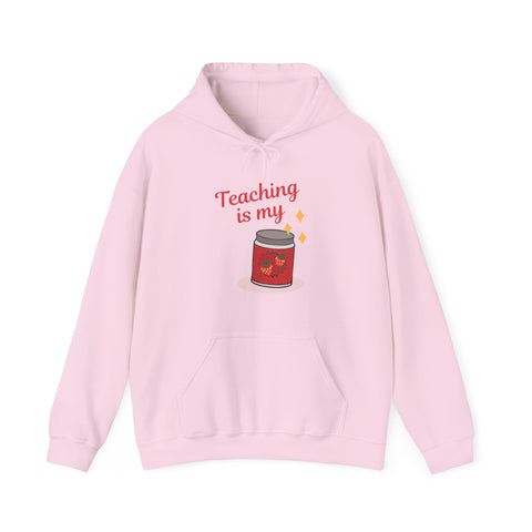 Teaching is My Passion Hoodie - Cozy Gift for Educators, Classroom Apparel, Teacher Sweatshirt, Unisex Blend Pullover