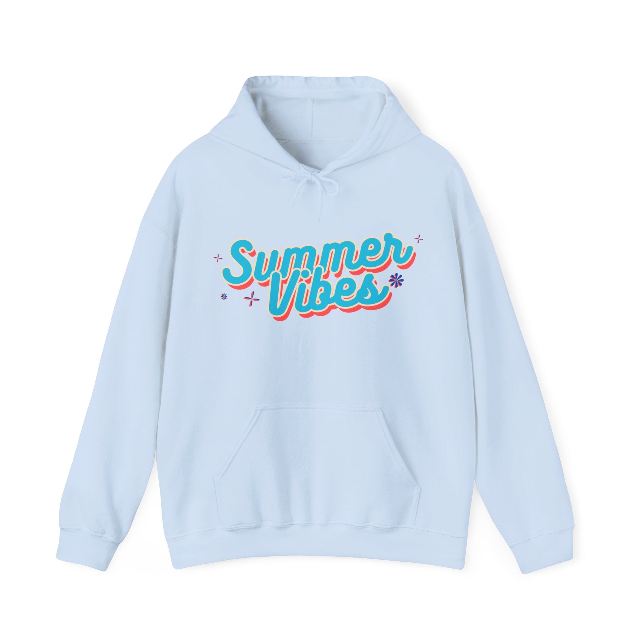 Summer Vibes Unisex Hoodie, Cozy Sweatshirt for Beach Days, Perfect for Summer Celebrations, Casual Wear, Gift for Her