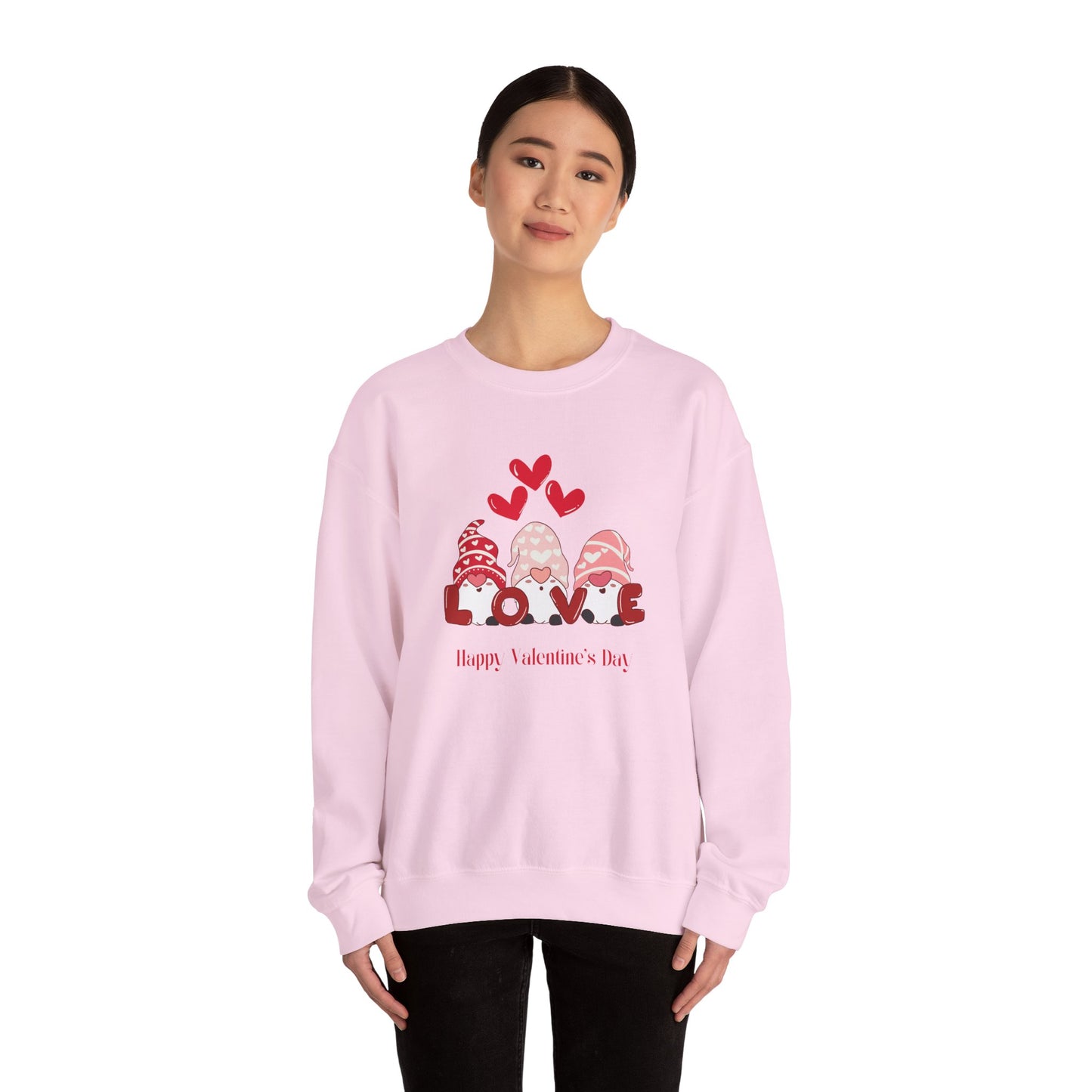 Valentine's Day Unisex Sweatshirt - Cozy Gift for Couples, Romantic Style, Everyday Comfort, Love Celebration, Heavy Blend Crewneck