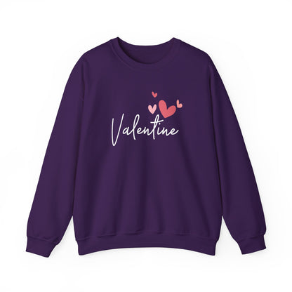 Valentine's Day Crewneck Sweatshirt, Love Sweatshirt, Valentine's Gift for Him/Her, Cozy Casual Wear, Heart Sweatshirt, Unisex Sweatshirt,