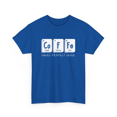Coffee Chemistry Unisex Tee, Fun Science Shirt for Coffee Lovers, Perfect Gift for Scientists, Unique Casual Wear, Chemistry Humor Design