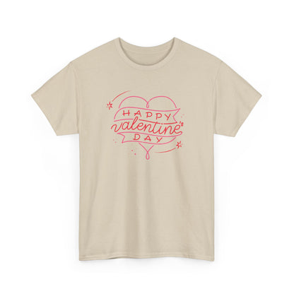 Happy Valentine's Day Tee, Cute Valentine's Gift, Unisex T-Shirt, Valentine's Day Apparel, Fun Love Shirt, Sweetheart Style