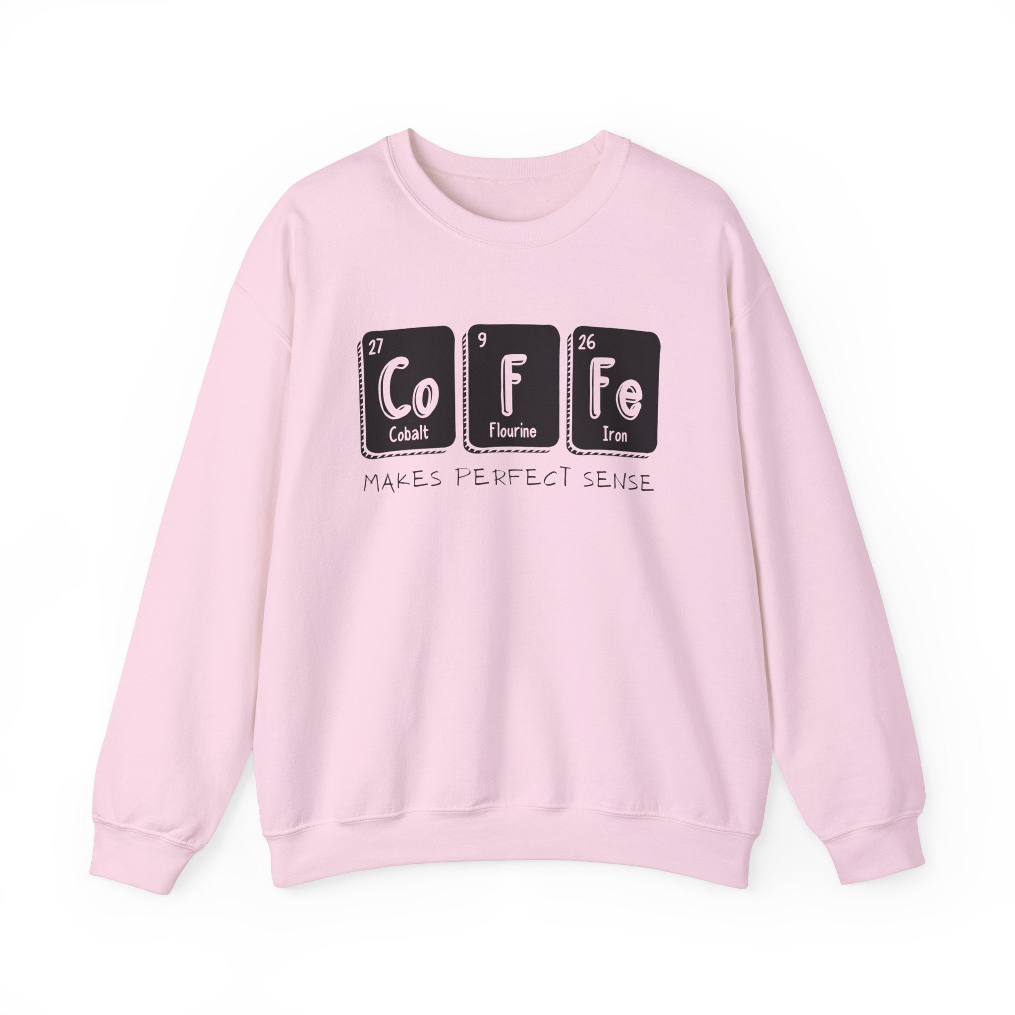Coffee Elements Crewneck Sweatshirt - Cozy Coffee Lover Gift, Science Pullover, Unisex Casual Apparel, Coffee Gift idea, Coffee Theme