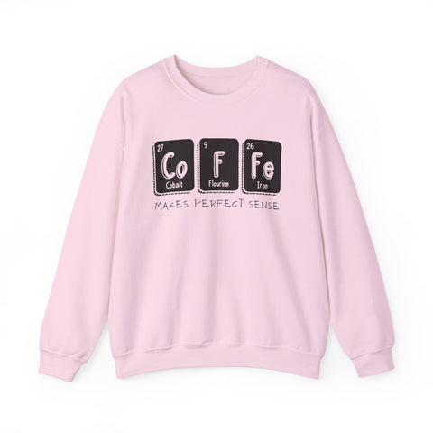 Coffee Elements Crewneck Sweatshirt - Cozy Coffee Lover Gift, Science Pullover, Unisex Casual Apparel, Coffee Gift idea, Coffee Theme