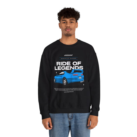 Ride of Legends Unisex Heavy Blend™ Crewneck Sweatshirt, Casual Car Sweatshirt