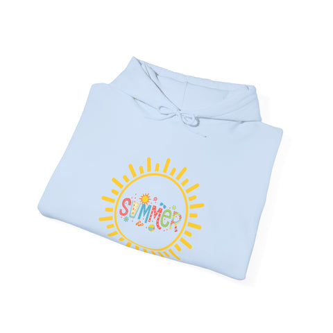 Summer Vibes Hoodie, Cozy Unisex Sweatshirt, Perfect for Beach Days, Summer Parties