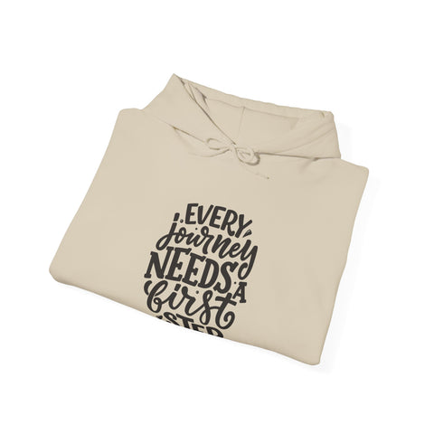 Motivational Unisex Hoodie, Inspirational Heavy Blend Sweatshirt for Travelers, Gift for Adventurers, Travel Apparel, Journey Vibes