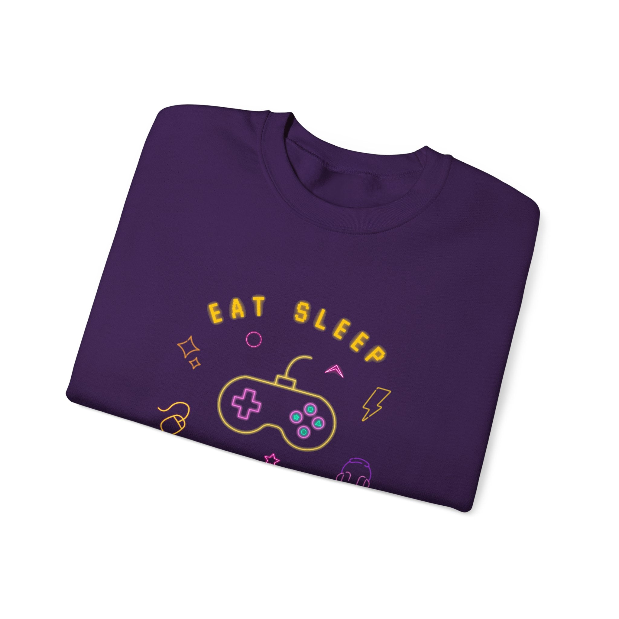 Gamer Crewneck Sweatshirt, Unisex Sweatshirt, Gaming Apparel, Casual Wear, Gifts for Gamers, Game Night Fashion