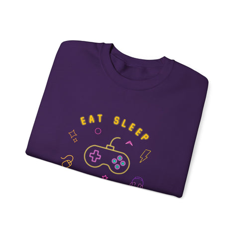 Gamer Crewneck Sweatshirt, Unisex Sweatshirt, Gaming Apparel, Casual Wear, Gifts for Gamers, Game Night Fashion