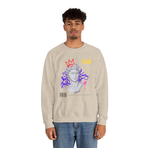 Modern Artistic Sweatshirt, Unisex Pullover, Trendy Graphic Sweater, Streetwear Fashion