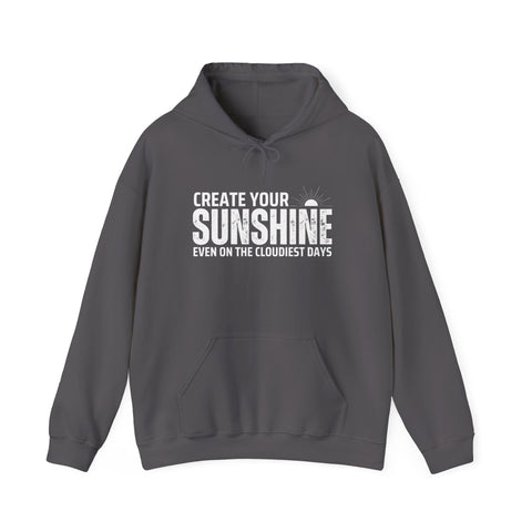 Motivational Sunshine Hoodie, Cozy Sweatshirt, Gift for Friends, Positive Vibes Apparel, Inspirational Clothing