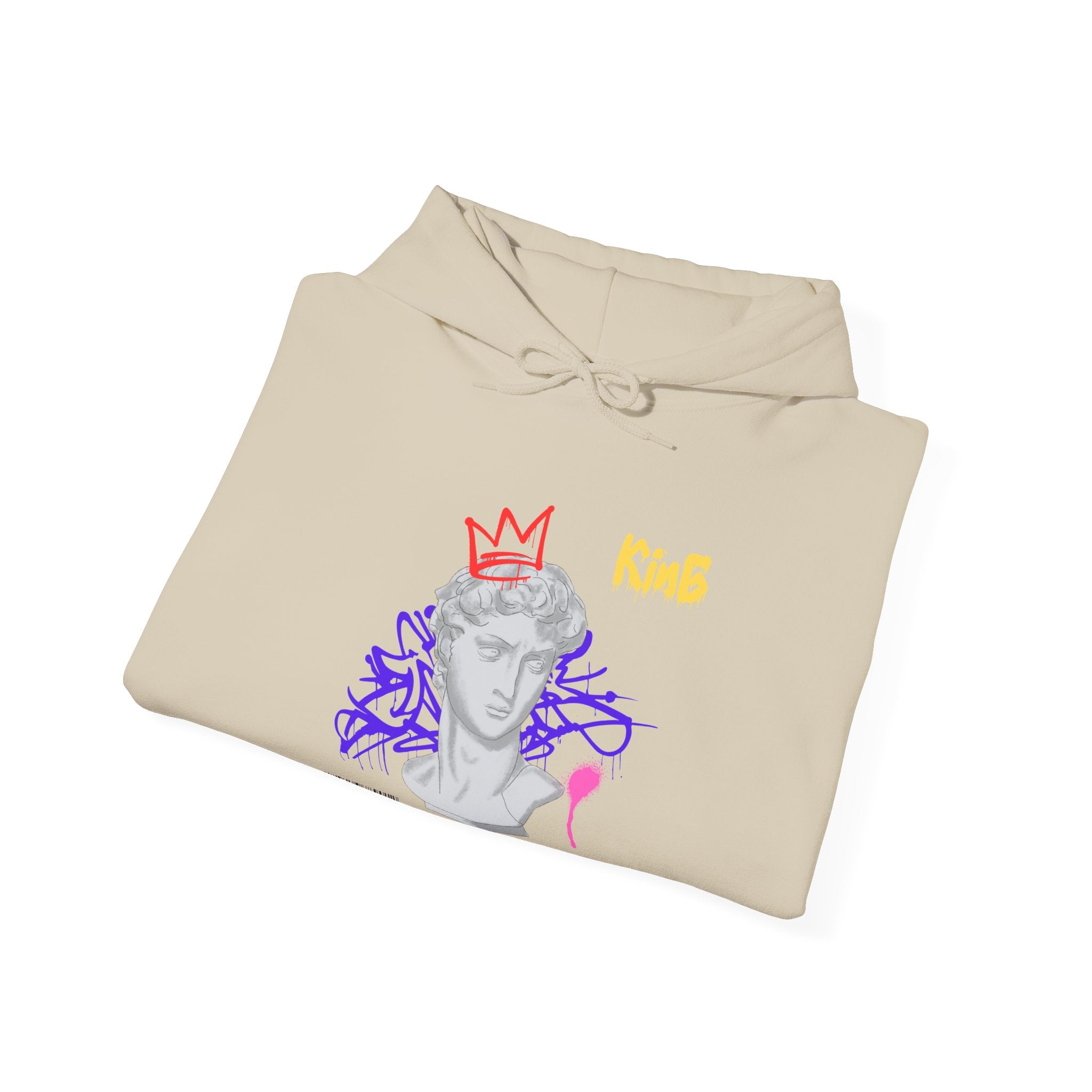 Artistic Hooded Sweatshirt, Unisex Hoodie, Graphic Sweatshirt, Trendy Streetwear