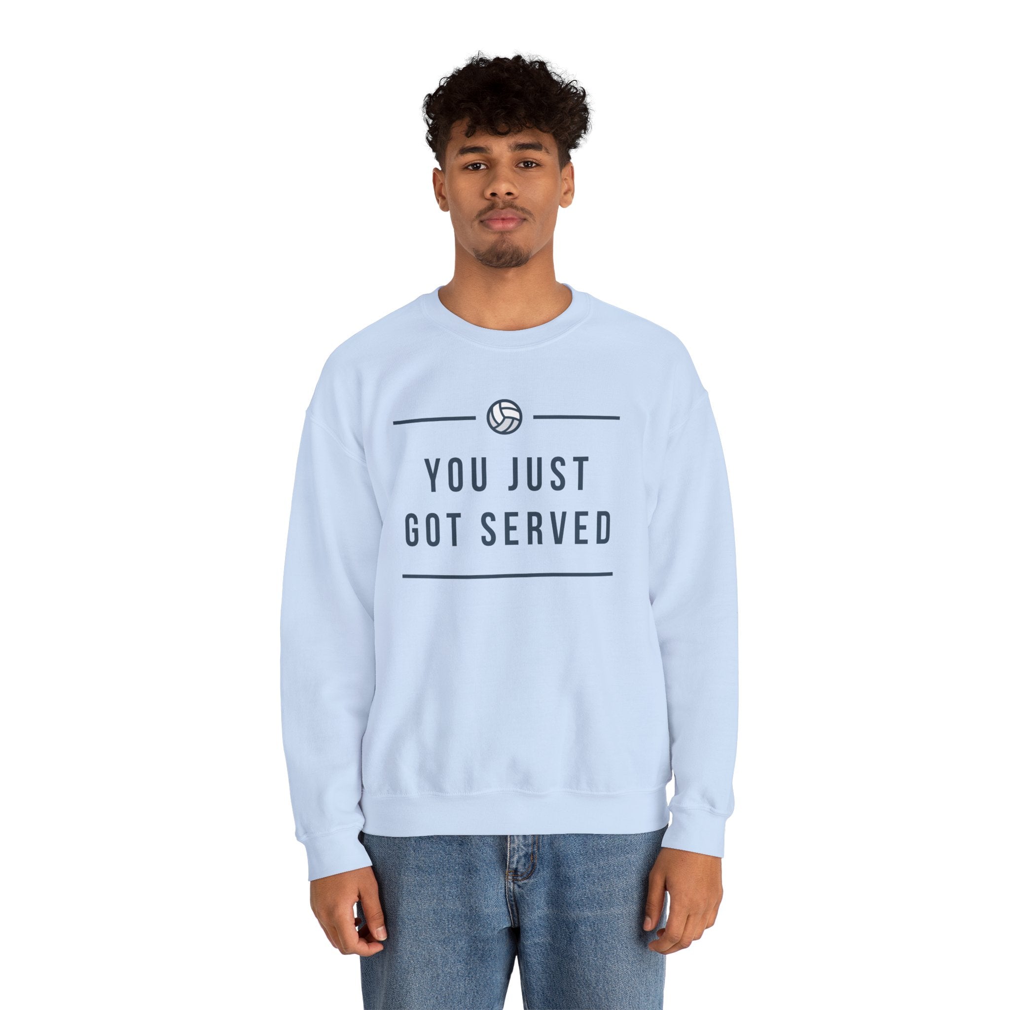 Volleyball Crewneck Sweatshirt - Perfect for Athletes, Sports Fans, Casual Wear, Game Day Apparel