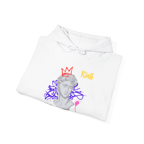 Artistic Hooded Sweatshirt, Unisex Hoodie, Graphic Sweatshirt, Trendy Streetwear