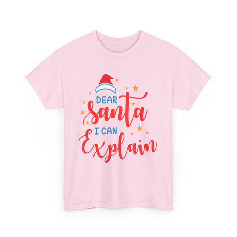 Santa Claus Humor Tee - Funny Christmas Shirt Gift, Unisex Cotton Holiday Party Wear