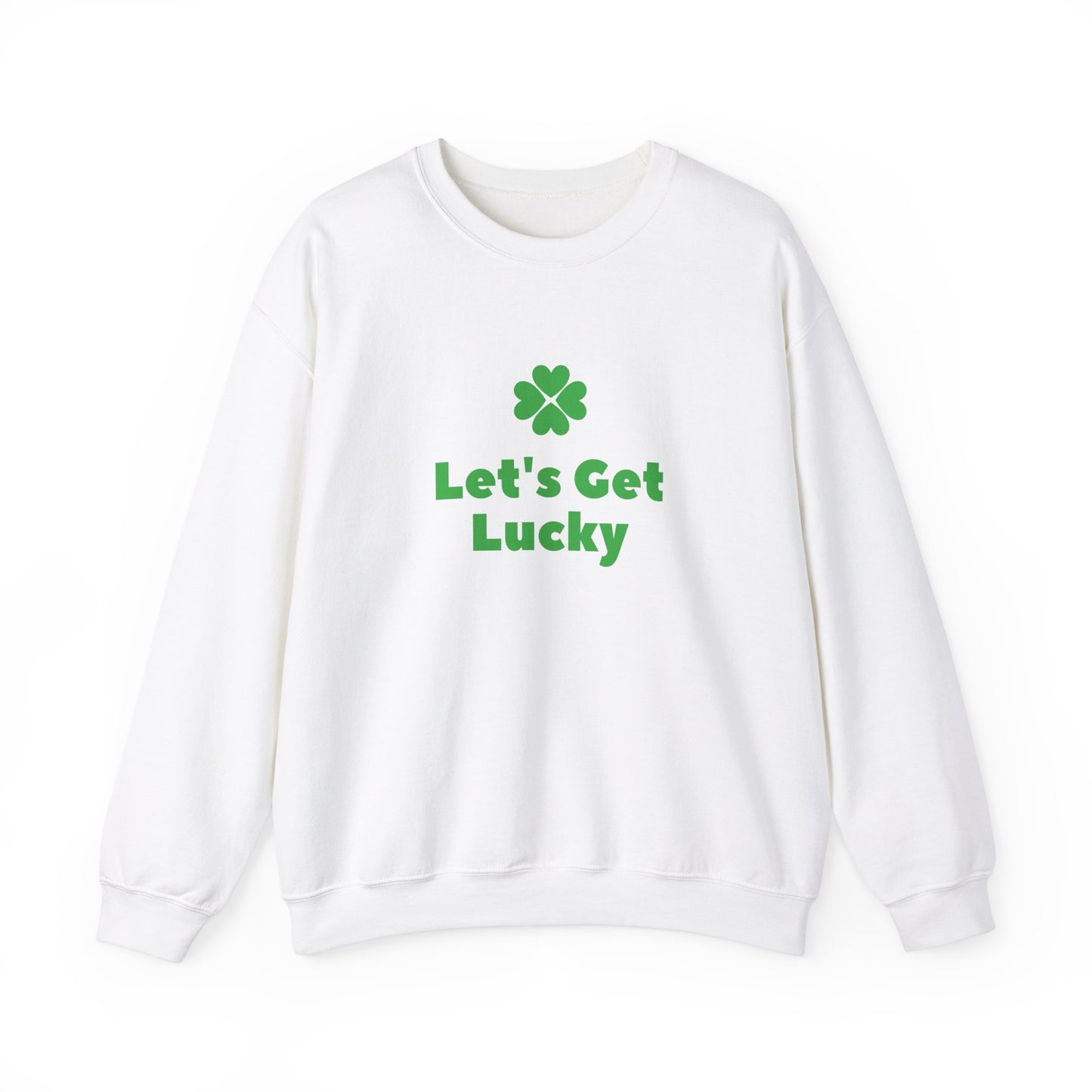 St Patrick's Day Unisex Heavy Blend™ Crewneck Sweatshirt, Let's Get Lucky