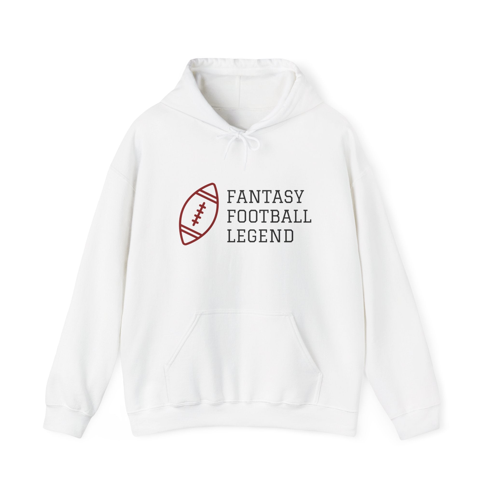 Fantasy Football Legend Hoodie, Unisex Heavy Blend Hooded Sweatshirt for Sports Fans, Gift for Football Lovers, Cozy Athletic Wear