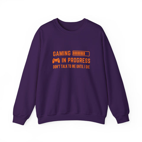 Gaming In Progress Sweatshirt - Unisex Heavy Blend™ Crewneck for Gamers