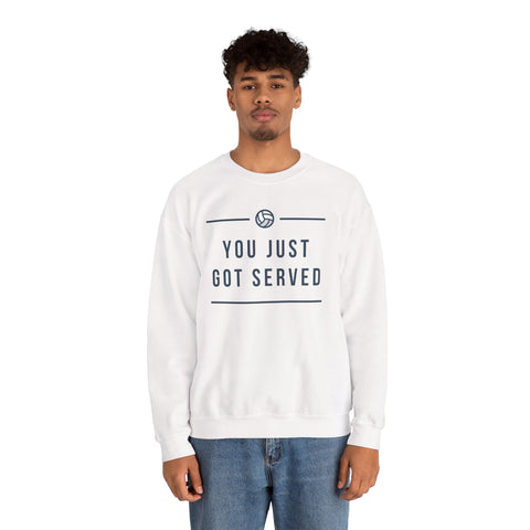 Volleyball Crewneck Sweatshirt - Perfect for Athletes, Sports Fans, Casual Wear, Game Day Apparel
