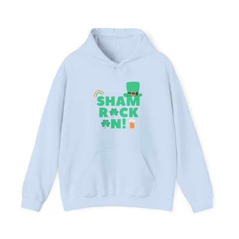 Shamrock Celebrations Hoodie, Unisex St. Patrick's Day Sweatshirt, Cozy Green Clover Apparel, Perfect Gift for Leprechaun Lovers, Spring