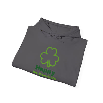 St Patrick's Day Hoodie - Cozy Irish Gift, Green Shamrock Design, Unisex Heavy Blend Sweatshirt, Holiday Apparel, St Paddy's Pullover