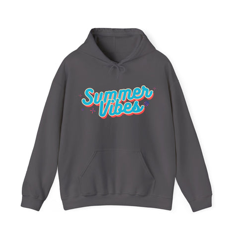 Summer Vibes Unisex Hoodie, Cozy Sweatshirt for Beach Days, Perfect for Summer Celebrations, Casual Wear, Gift for Her