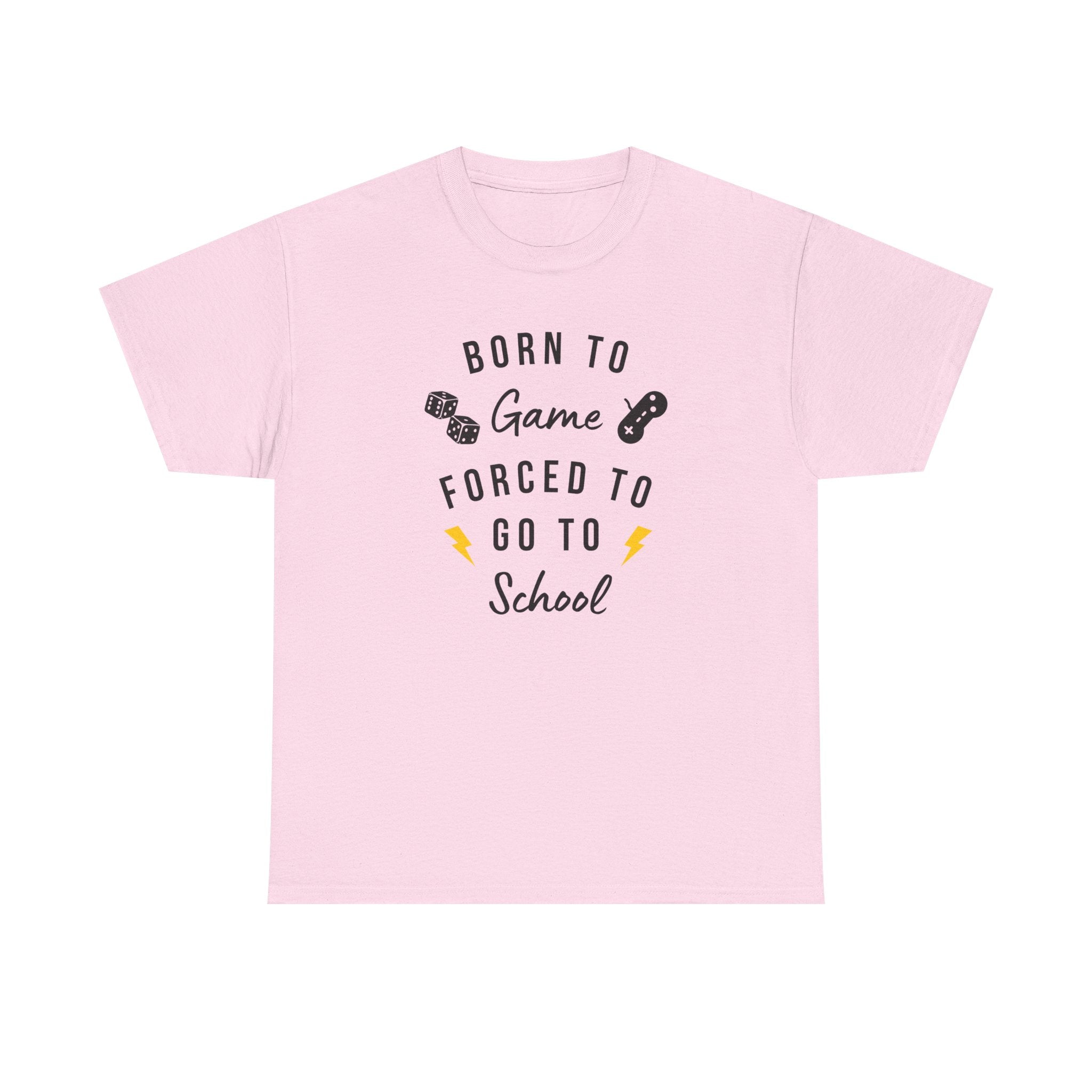 Born to Game Unisex Tee, Gamer T-Shirt, Fun School Shirt, Casual Cotton Tee