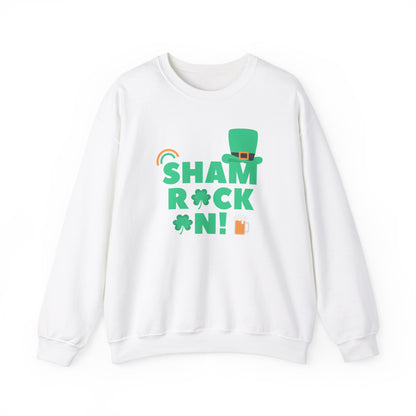 St Patrick's Day Shamrock Sweatshirt - Unisex Heavy Blend™ Crewneck