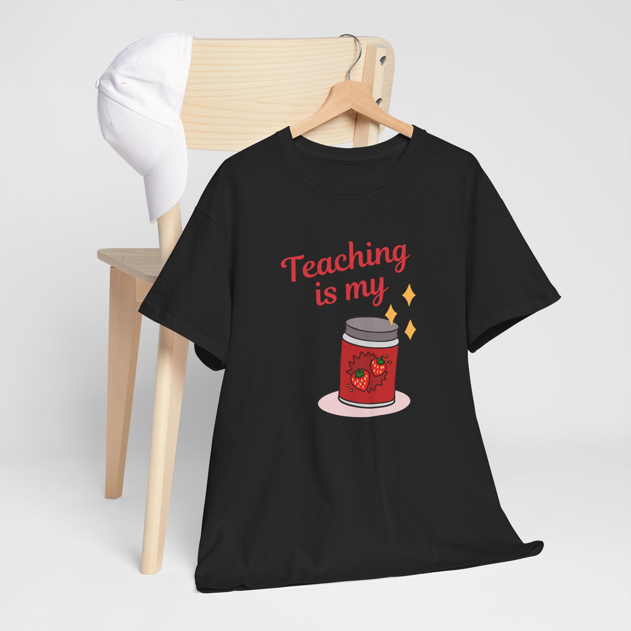 Teaching is My Passion Unisex Heavy Cotton Tee, Perfect Gift for Teachers, Back to School, Appreciation Day, Casual Wear, Teaching Tee
