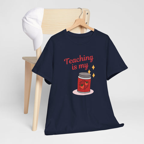 Teaching is My Passion Unisex Heavy Cotton Tee, Perfect Gift for Teachers, Back to School, Appreciation Day, Casual Wear, Teaching Tee