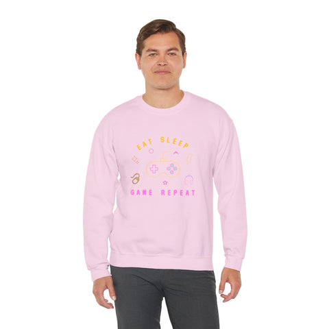 Gamer Crewneck Sweatshirt, Unisex Sweatshirt, Gaming Apparel, Casual Wear, Gifts for Gamers, Game Night Fashion
