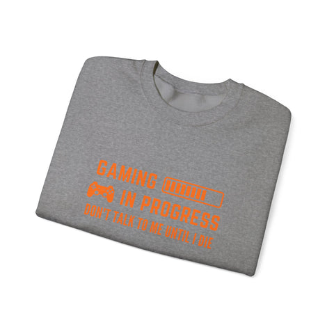 Gaming In Progress Sweatshirt - Unisex Heavy Blend™ Crewneck for Gamers