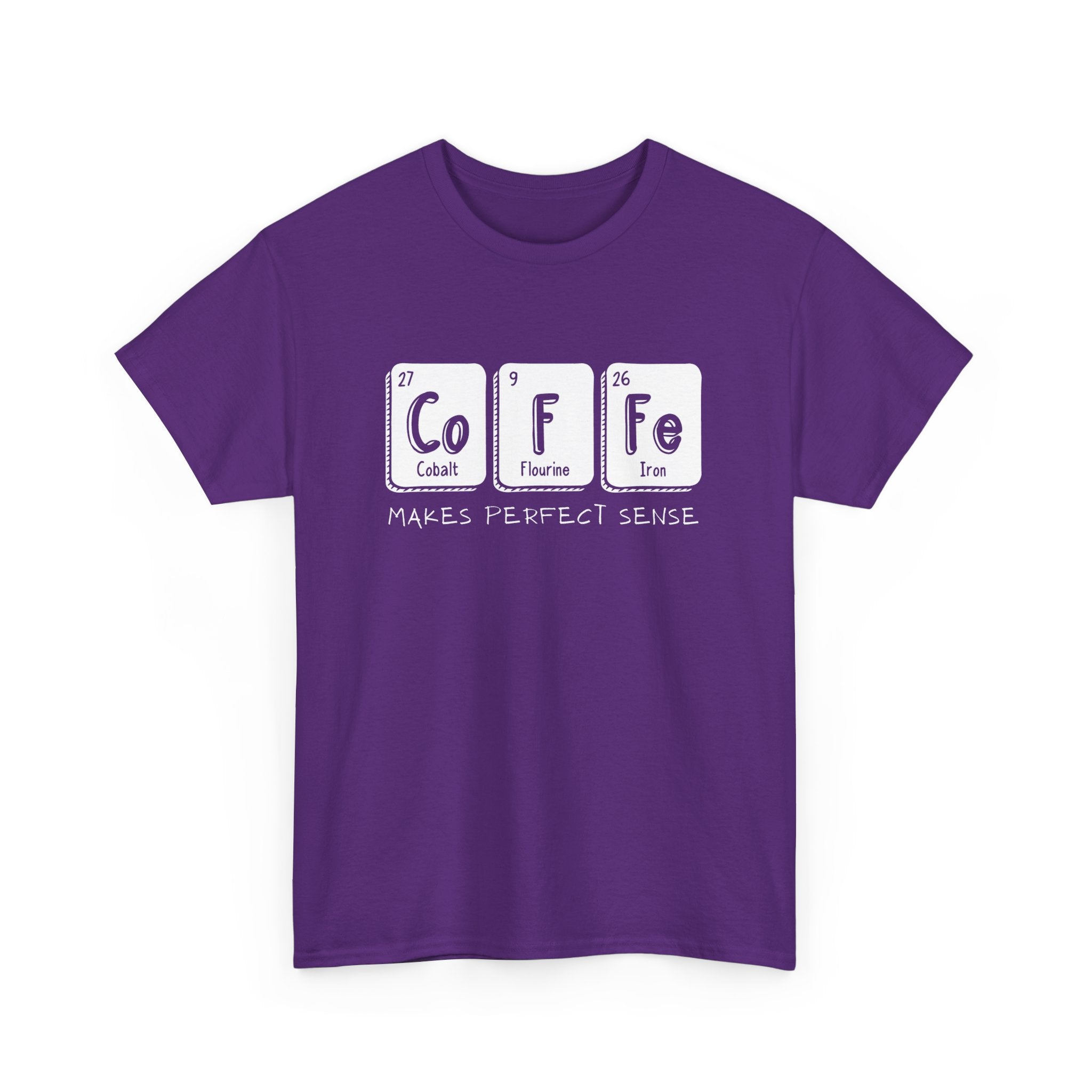Coffee Chemistry Unisex Tee, Fun Science Shirt for Coffee Lovers, Perfect Gift for Scientists, Unique Casual Wear, Chemistry Humor Design