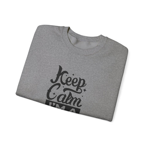 Teacher Appreciation Sweatshirt, Cozy Education Gift, Keep Calm I'm a Teacher, School Spirit Clothing, Unisex Crewneck Sweater, Casual Wear