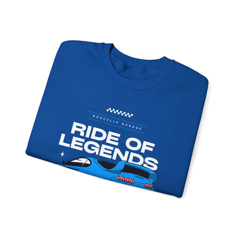 Ride of Legends Unisex Heavy Blend™ Crewneck Sweatshirt, Casual Car Sweatshirt