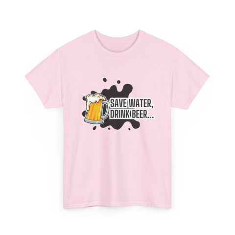 Funny Beer Slogan Tee, Unisex Heavy Cotton Shirt, Comfortable Gift for Beer Lovers, Perfect for Parties and Casual Wear