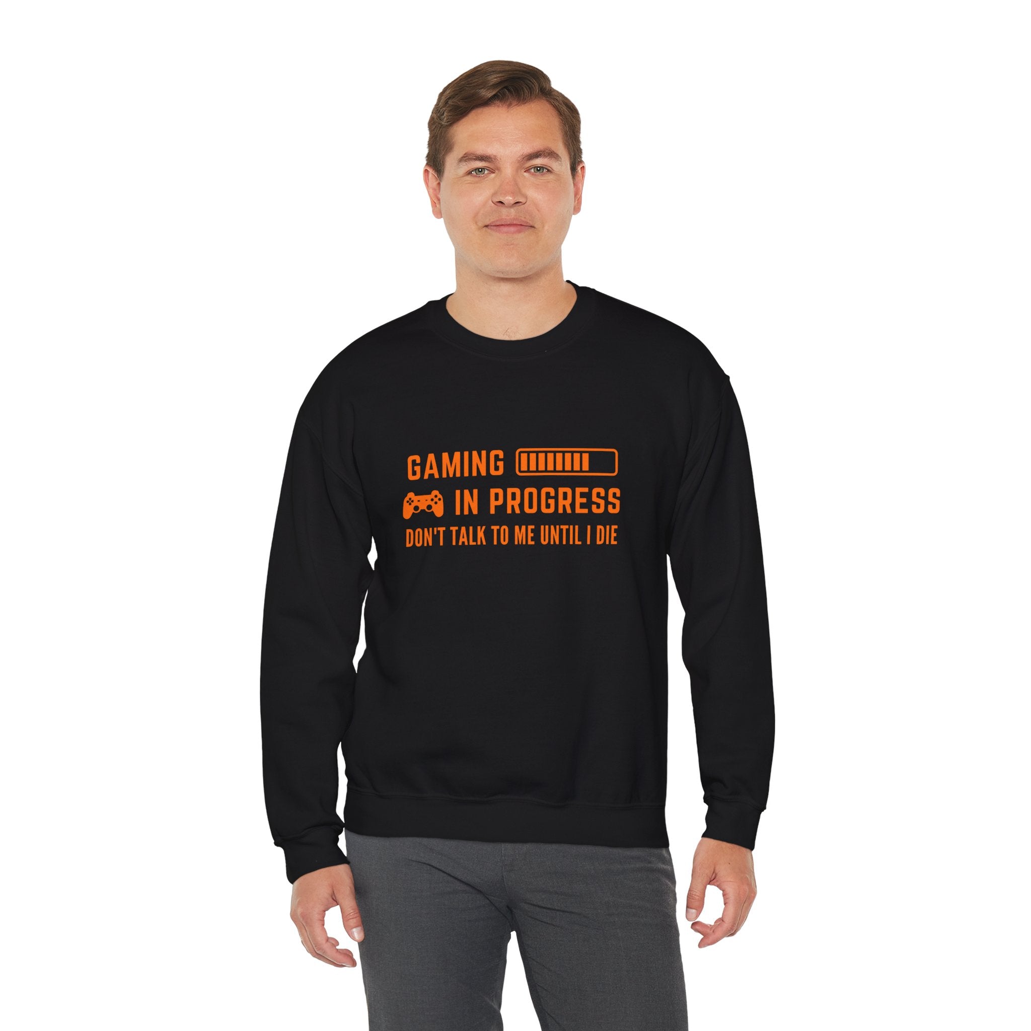Gaming In Progress Sweatshirt - Unisex Heavy Blend™ Crewneck for Gamers