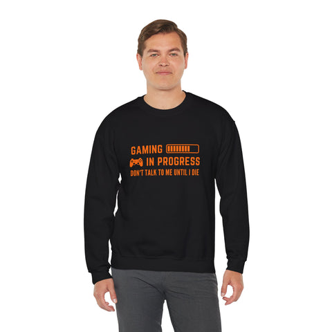 Gaming In Progress Sweatshirt - Unisex Heavy Blend™ Crewneck for Gamers