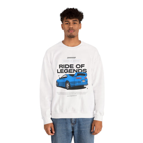 Ride of Legends Unisex Heavy Blend™ Crewneck Sweatshirt, Casual Car Sweatshirt