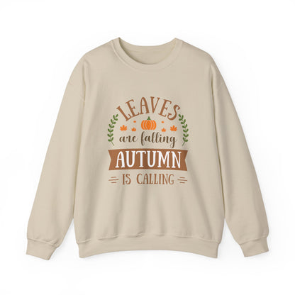 Autumn Leaves Sweatshirt | Cozy Fall Crewneck | Unisex Pullover | Perfect for Thanksgiving, Gift for Nature Lovers, Casual Fall Apparel