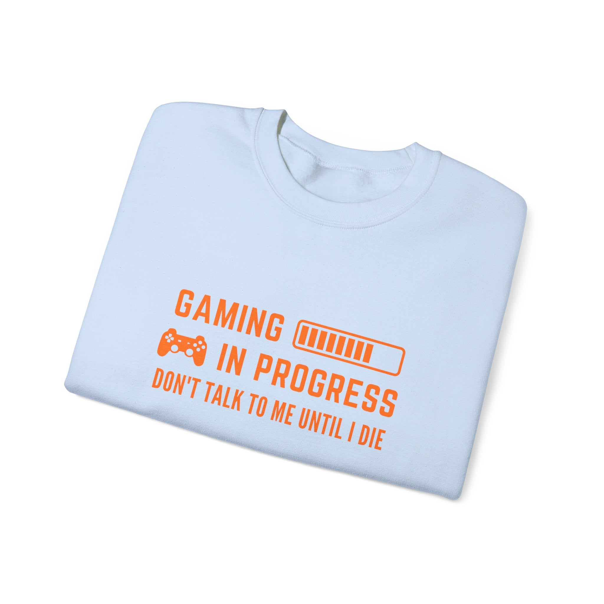 Gaming In Progress Sweatshirt - Unisex Heavy Blend™ Crewneck for Gamers