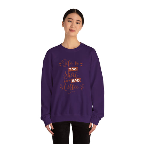 Coffee Lover's Crewneck Sweatshirt, Perfect for Casual Outfits, Gift for Coffee Enthusiasts, Cozy Layer for Every Day, Fun Saying