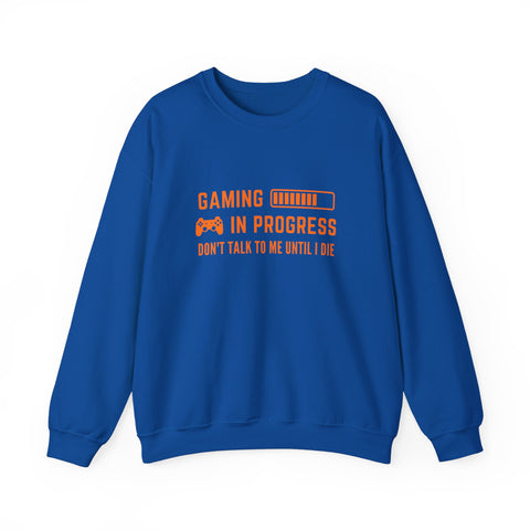 Gaming In Progress Sweatshirt - Unisex Heavy Blend™ Crewneck for Gamers